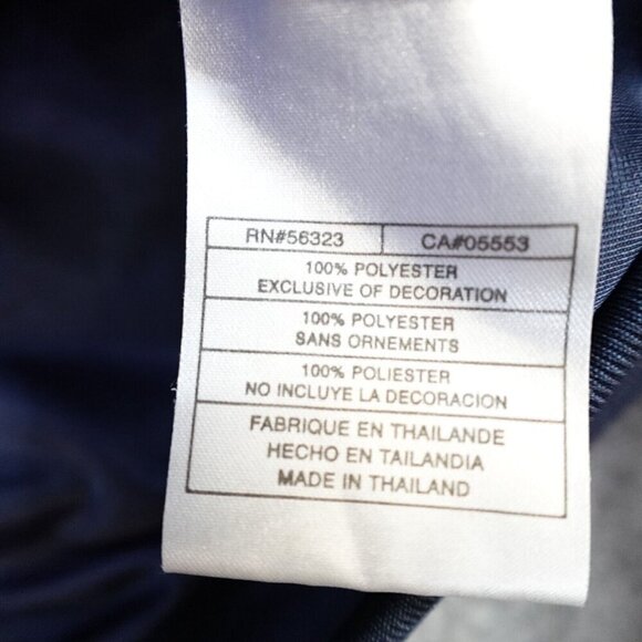 Nike Mens Track Jacket Large Blue Full Zip Vintage Gray Tag - Picture 4 of 9